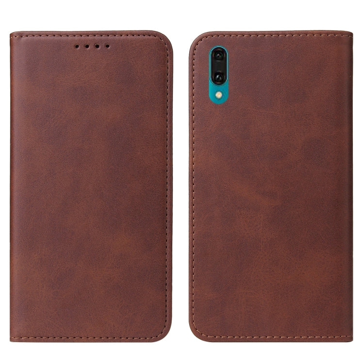 For Huawei Enjoy 9 Magnetic Closure Leather Phone Case