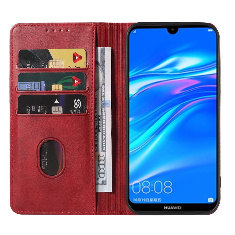 For Huawei Enjoy 9 Magnetic Closure Leather Phone Case