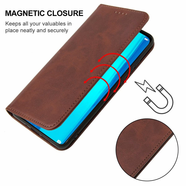For Huawei Enjoy Max Magnetic Closure Leather Phone Case