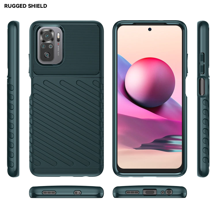 For Xiaomi Poco M5S Thunderbolt Shockproof TPU Protective Soft Phone Case