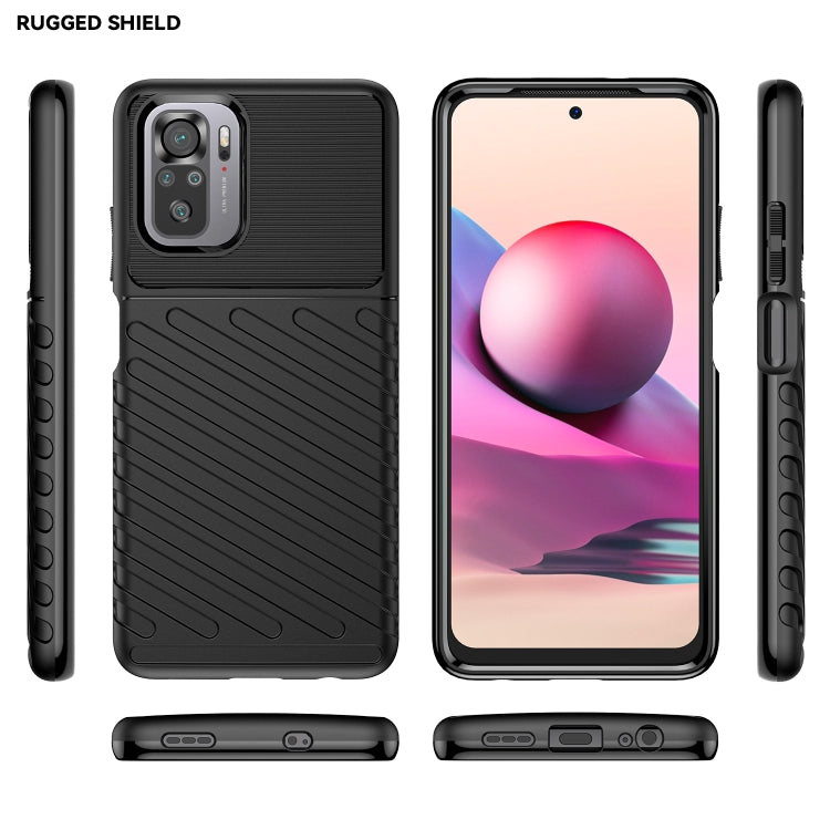 For Xiaomi Poco M5S Thunderbolt Shockproof TPU Protective Soft Phone Case