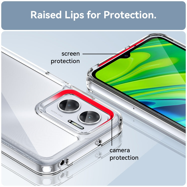 For Xiaomi Redmi 11 Prime Colorful Series Acrylic + TPU Phone Case