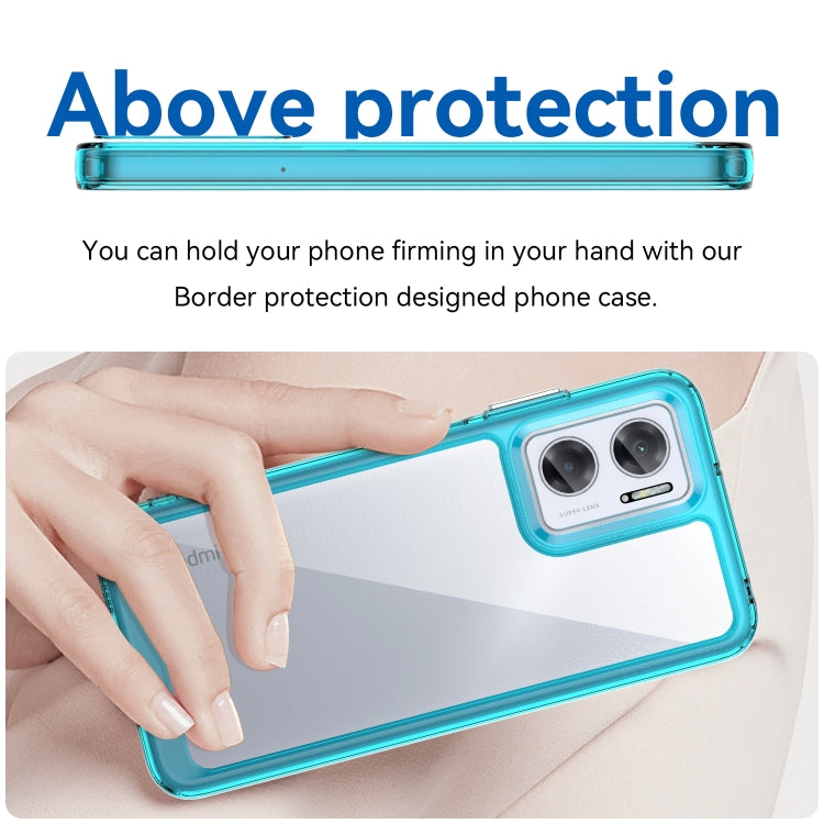 For Xiaomi Redmi 11 Prime Colorful Series Acrylic + TPU Phone Case