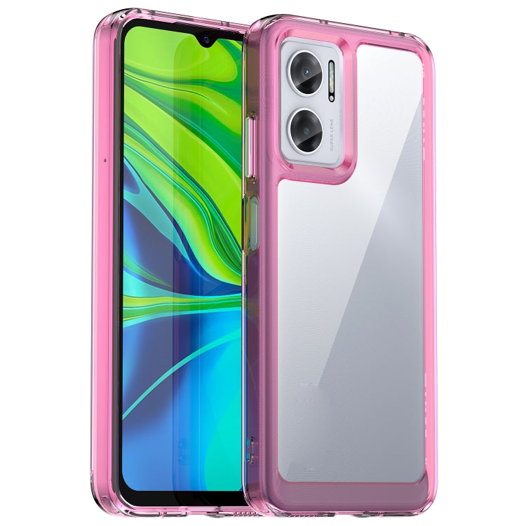 For Xiaomi Redmi 11 Prime Colorful Series Acrylic + TPU Phone Case