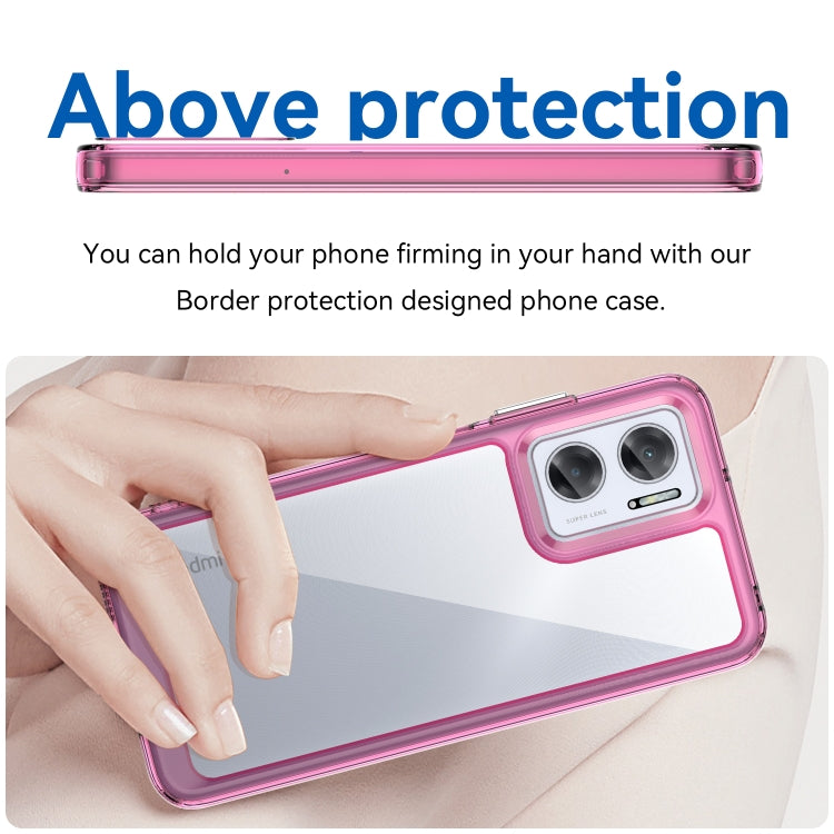 For Xiaomi Redmi 11 Prime Colorful Series Acrylic + TPU Phone Case