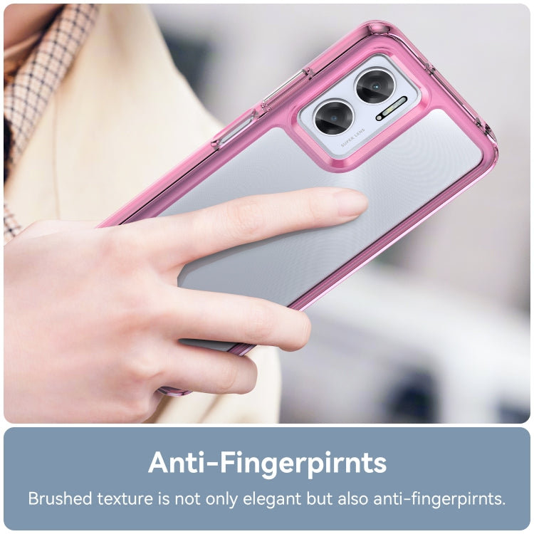 For Xiaomi Redmi 11 Prime Colorful Series Acrylic + TPU Phone Case