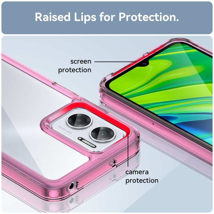 For Xiaomi Redmi 11 Prime Colorful Series Acrylic + TPU Phone Case