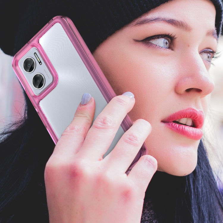 For Xiaomi Redmi 11 Prime Colorful Series Acrylic + TPU Phone Case