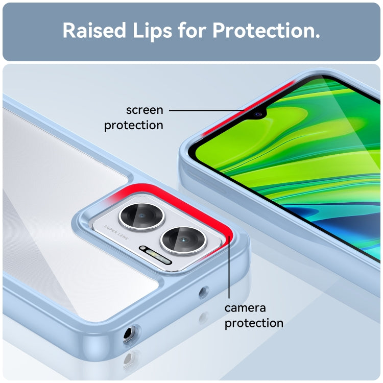 For Xiaomi Redmi 11 Prime Colorful Series Acrylic + TPU Phone Case