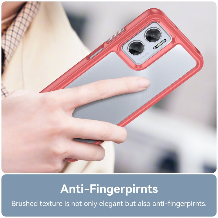 For Xiaomi Redmi 11 Prime Colorful Series Acrylic + TPU Phone Case