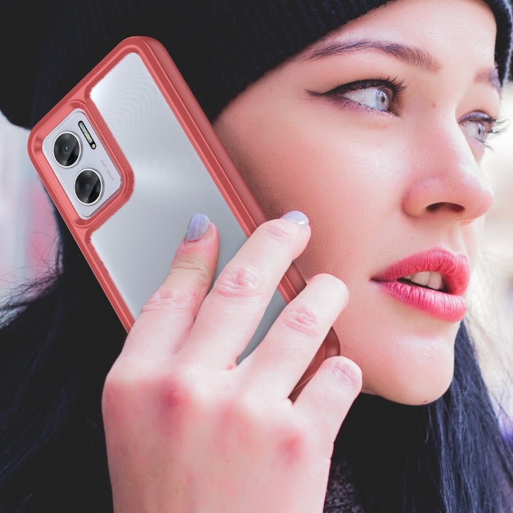 For Xiaomi Redmi 11 Prime Colorful Series Acrylic + TPU Phone Case