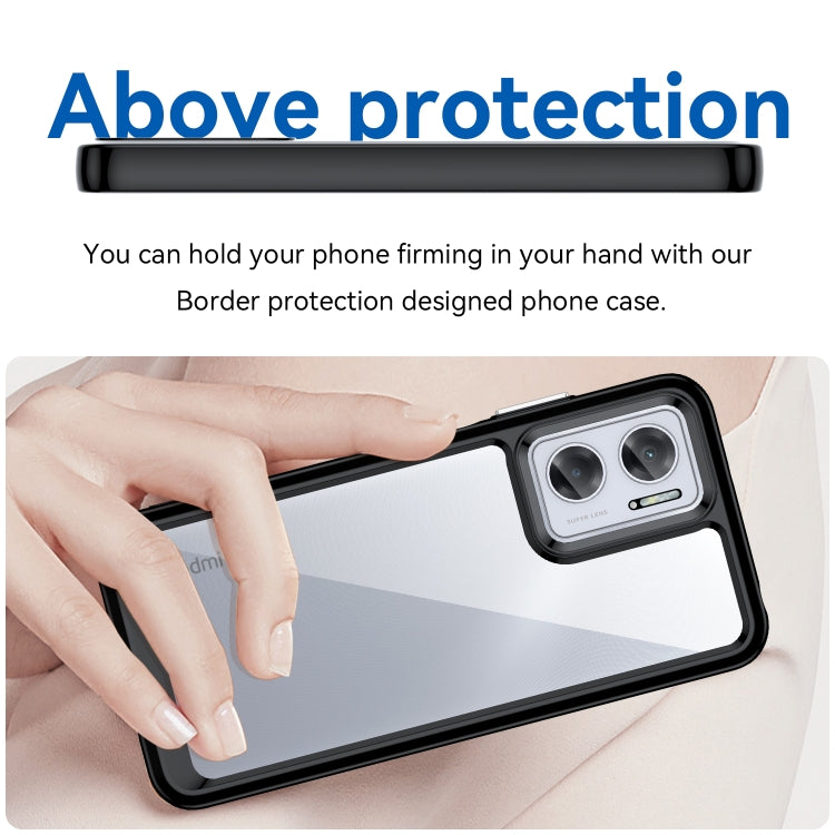 For Xiaomi Redmi 11 Prime Colorful Series Acrylic + TPU Phone Case