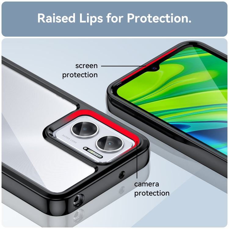 For Xiaomi Redmi 11 Prime Colorful Series Acrylic + TPU Phone Case