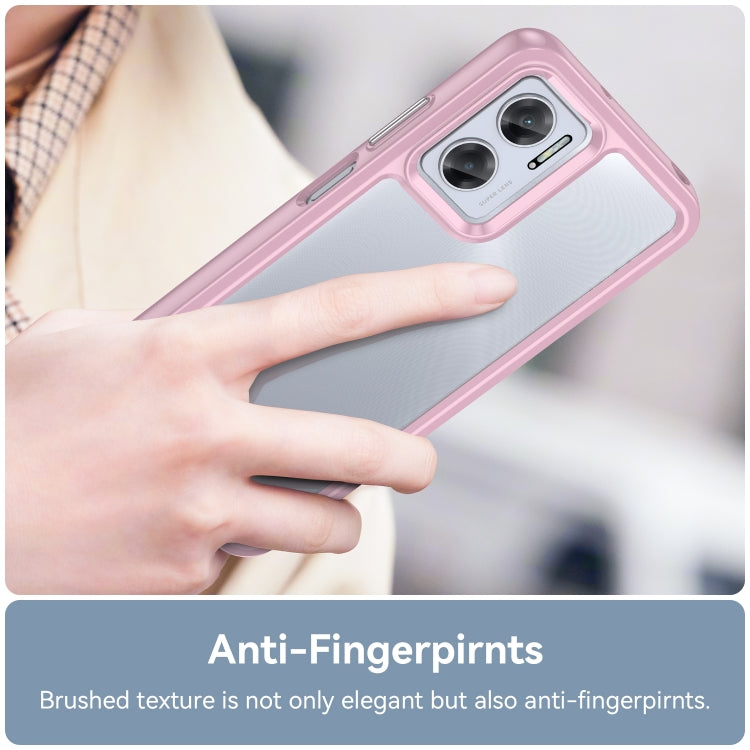 For Xiaomi Redmi 11 Prime Colorful Series Acrylic + TPU Phone Case