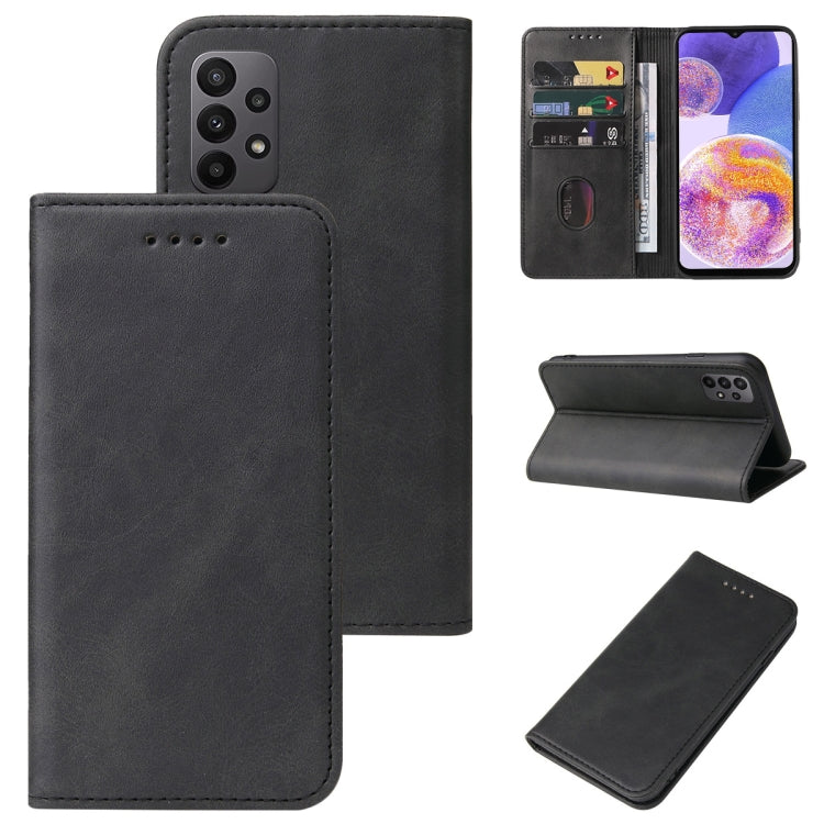 For Samsung Galaxy A23 4G Magnetic Closure Leather Phone Case