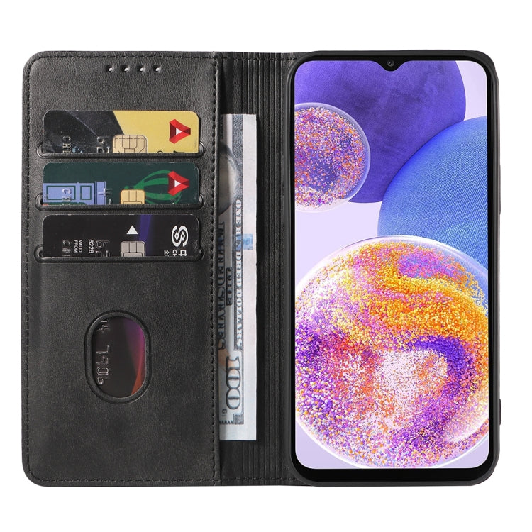 For Samsung Galaxy A23 4G Magnetic Closure Leather Phone Case