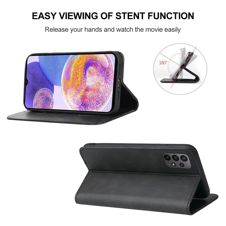For Samsung Galaxy A23 4G Magnetic Closure Leather Phone Case