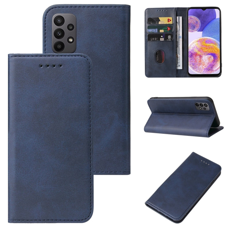 For Samsung Galaxy A23 4G Magnetic Closure Leather Phone Case