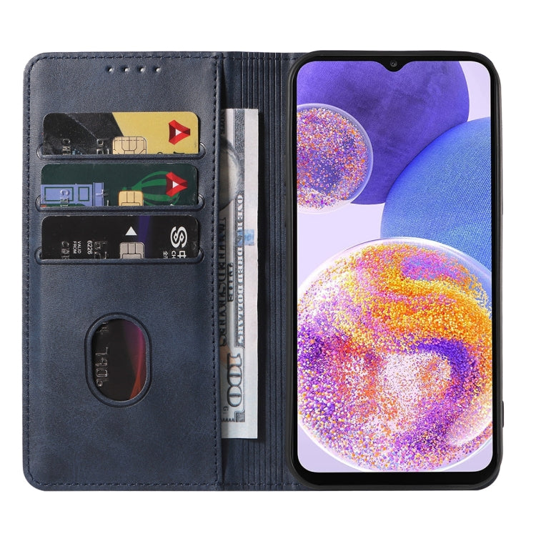 For Samsung Galaxy A23 4G Magnetic Closure Leather Phone Case