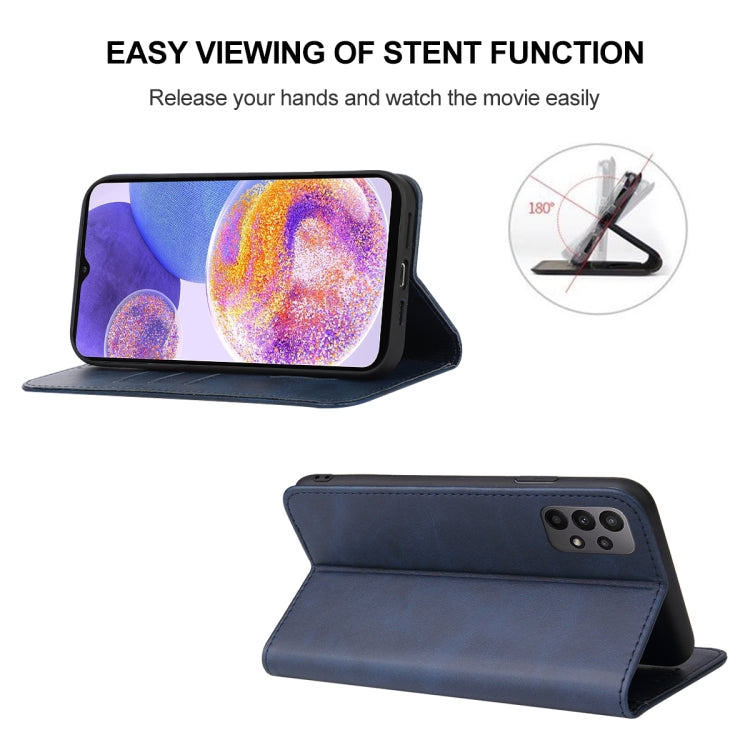 For Samsung Galaxy A23 4G Magnetic Closure Leather Phone Case