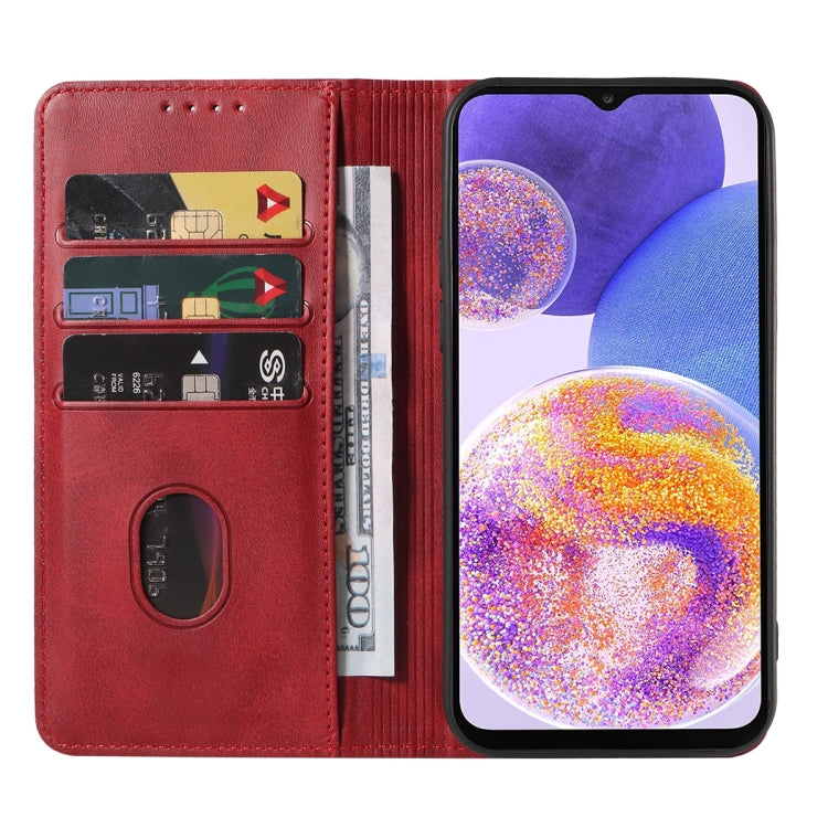 For Samsung Galaxy A23 4G Magnetic Closure Leather Phone Case