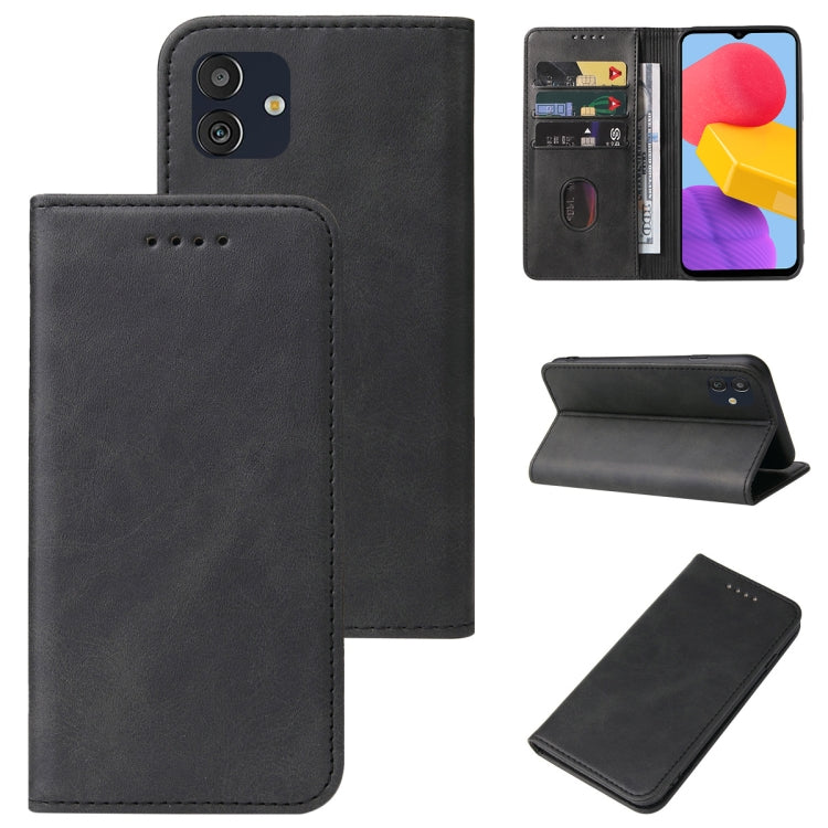 For Samsung Galaxy M13 5G Magnetic Closure Leather Phone Case