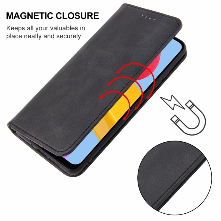 For Samsung Galaxy M13 5G Magnetic Closure Leather Phone Case