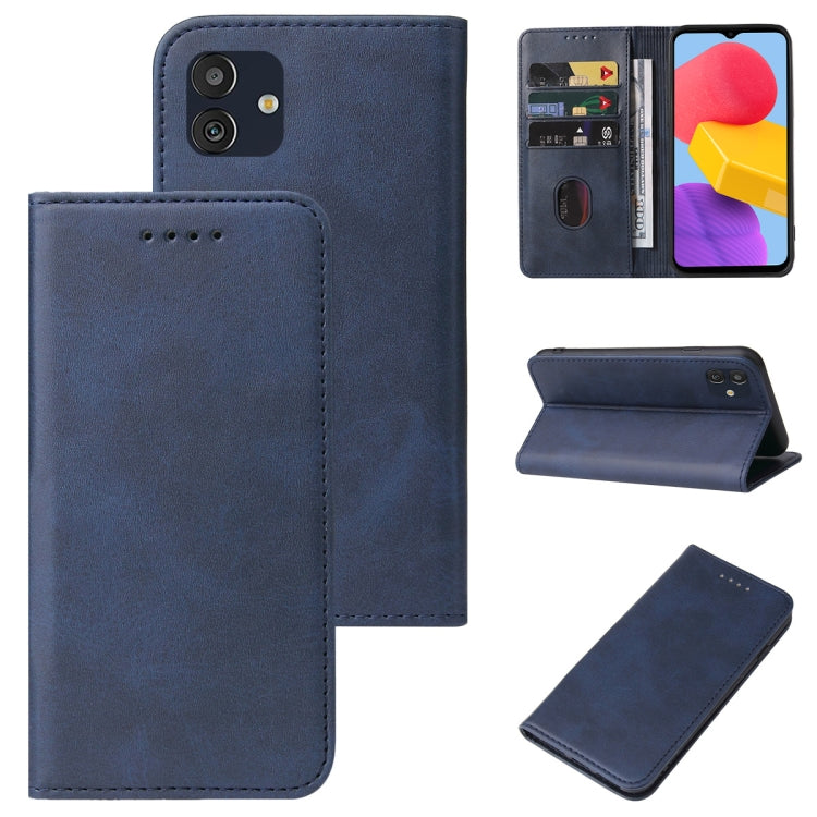 For Samsung Galaxy M13 5G Magnetic Closure Leather Phone Case