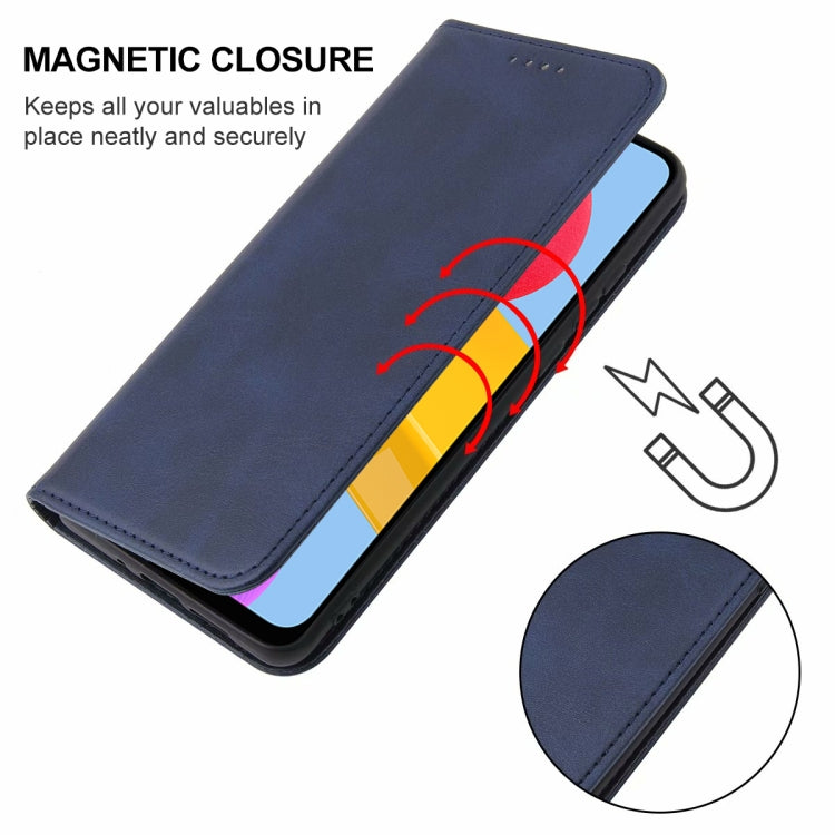 For Samsung Galaxy M13 5G Magnetic Closure Leather Phone Case