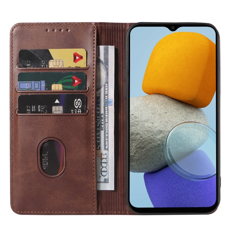 For Samsung Galaxy M23 5G  / F23 Magnetic Closure Leather Phone Case