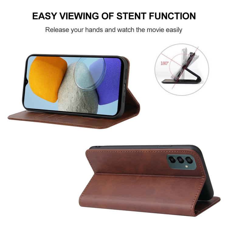 For Samsung Galaxy M23 5G  / F23 Magnetic Closure Leather Phone Case