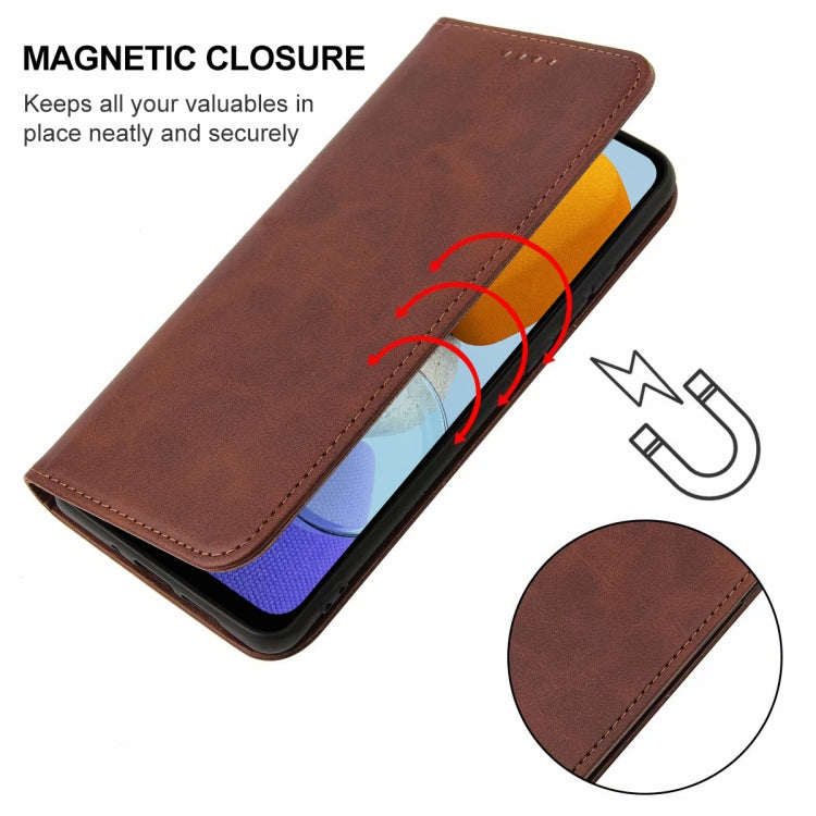 For Samsung Galaxy M23 5G  / F23 Magnetic Closure Leather Phone Case