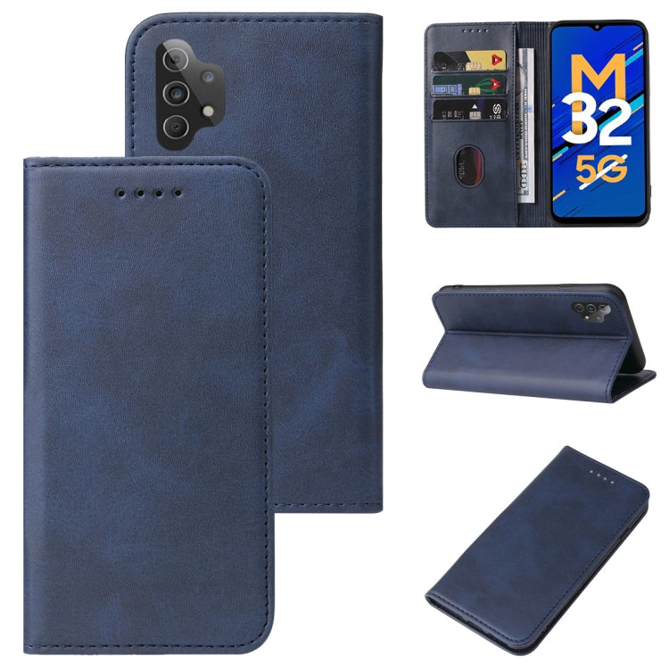 For Samsung Galaxy M32 5G Magnetic Closure Leather Phone Case