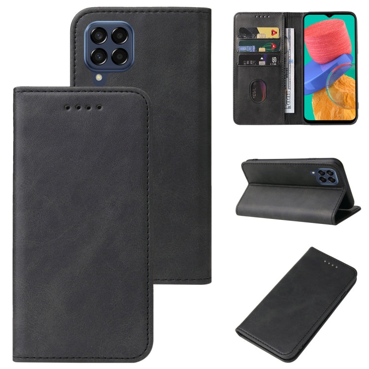 For Samsung Galaxy M33 5G Magnetic Closure Leather Phone Case