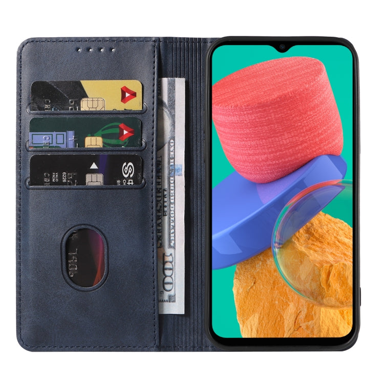For Samsung Galaxy M33 5G Magnetic Closure Leather Phone Case