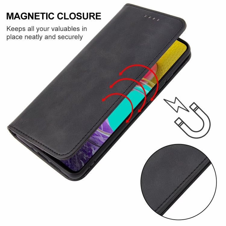 For Samsung Galaxy M53 5G Magnetic Closure Leather Phone Case
