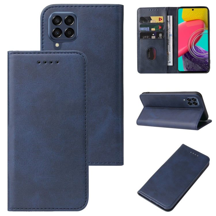 For Samsung Galaxy M53 5G Magnetic Closure Leather Phone Case