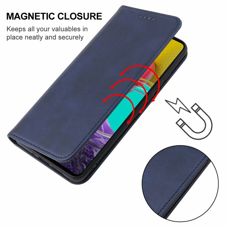 For Samsung Galaxy M53 5G Magnetic Closure Leather Phone Case