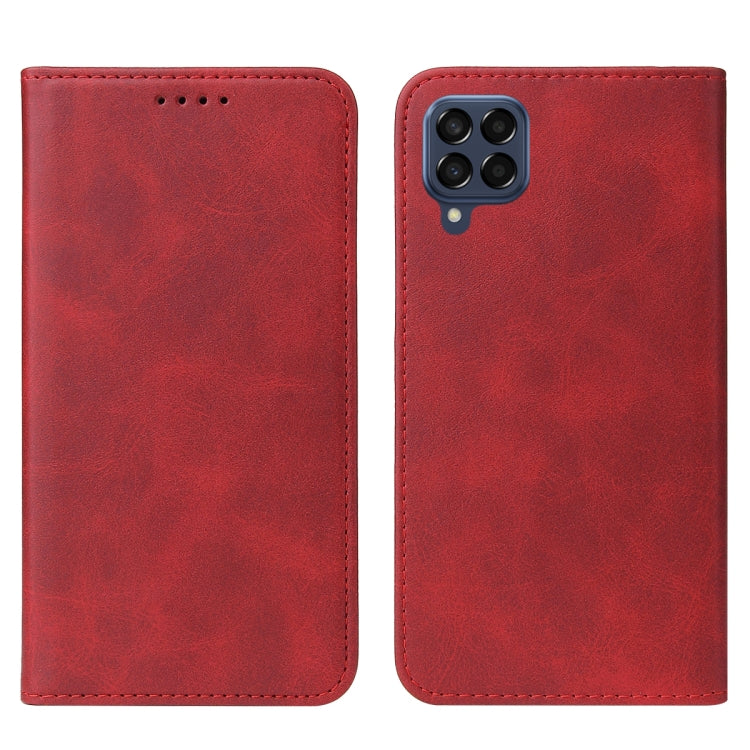 For Samsung Galaxy M53 5G Magnetic Closure Leather Phone Case