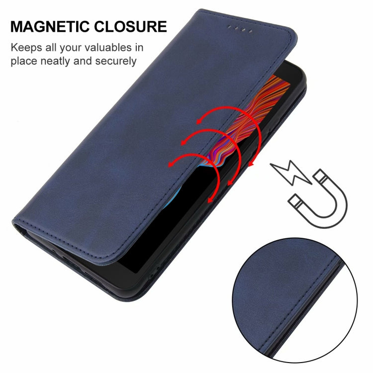 For Samsung Galaxy Xcover 5 Magnetic Closure Leather Phone Case