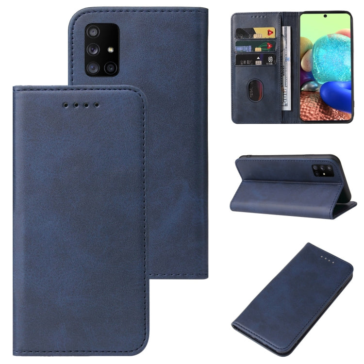 For Samsung Galaxy A71 5G Magnetic Closure Leather Phone Case