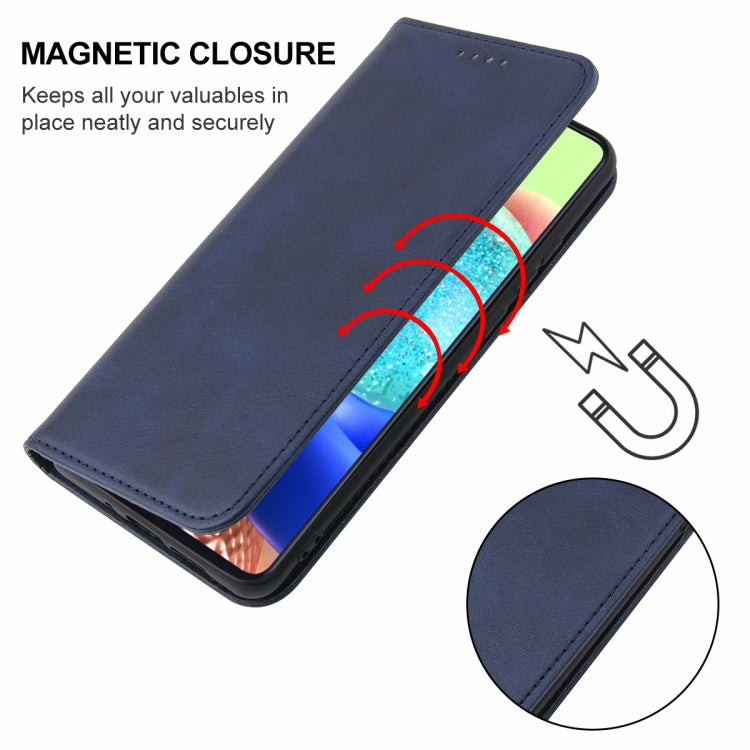 For Samsung Galaxy A71 5G Magnetic Closure Leather Phone Case
