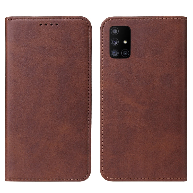 For Samsung Galaxy A71 5G Magnetic Closure Leather Phone Case