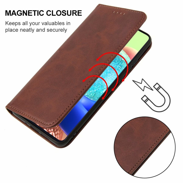 For Samsung Galaxy A71 5G Magnetic Closure Leather Phone Case