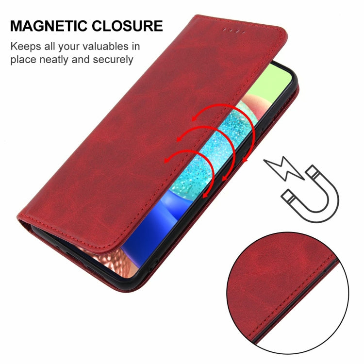 For Samsung Galaxy A71 5G Magnetic Closure Leather Phone Case