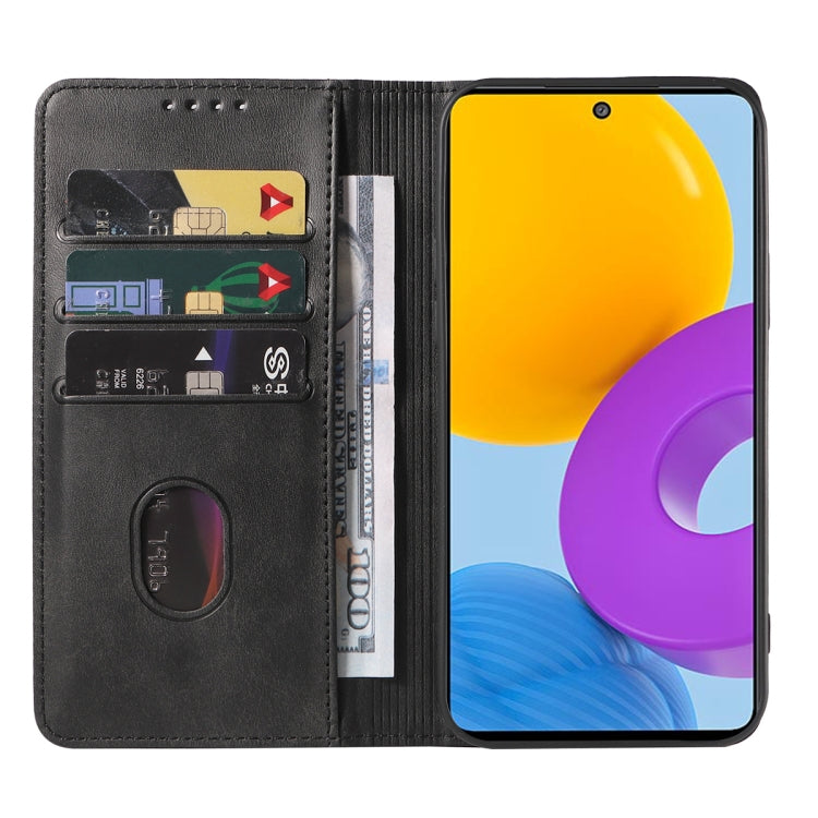 For Samsung Galaxy M52 5G Magnetic Closure Leather Phone Case