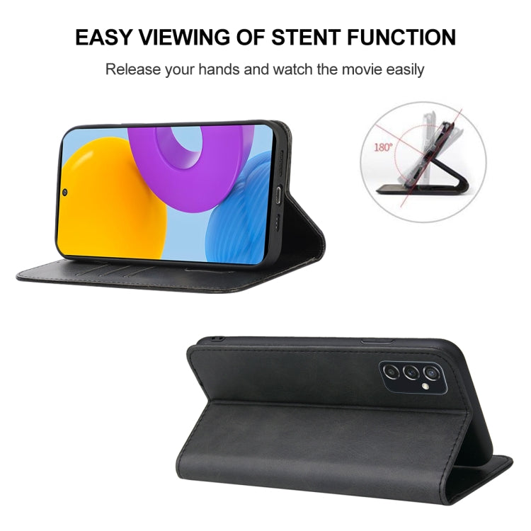 For Samsung Galaxy M52 5G Magnetic Closure Leather Phone Case