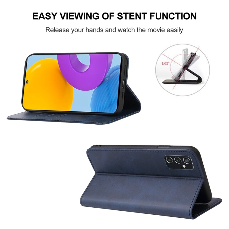 For Samsung Galaxy M52 5G Magnetic Closure Leather Phone Case