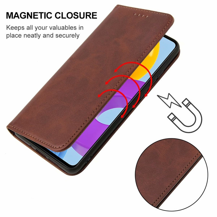 For Samsung Galaxy M52 5G Magnetic Closure Leather Phone Case