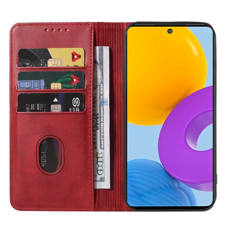 For Samsung Galaxy M52 5G Magnetic Closure Leather Phone Case